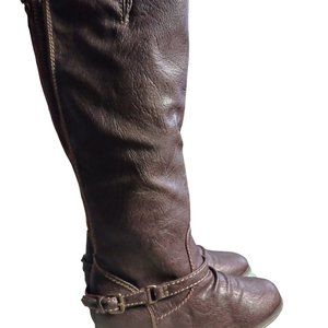 NWOT tall brown Breckelles womans boots size 7 1/2